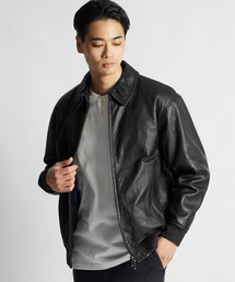 LANVIN en Bleu（ランバンオンブルー）の「シープレザー A-2 フライトジャケット（その他アウター）」