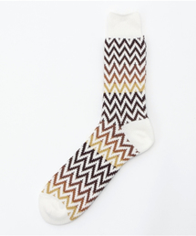 CIAOPANIC | 【Ciaopanic】　ジグザググラデクルー(ソックス/靴下)