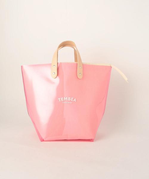 TEMBEA(テンベア)の「<TEMBEA(テンベア)>PVC トートバッグM†(トートバッグ・レディース・ホワイト/ブラック/ライトピンク/ブラウン/イエロー/ケリー・FREE)」の6枚目の写真