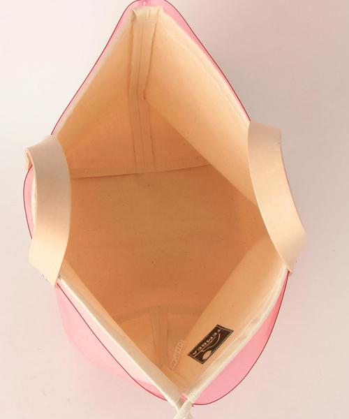 TEMBEA(テンベア)の「<TEMBEA(テンベア)>PVC トートバッグM†(トートバッグ・レディース・ホワイト/ブラック/ライトピンク/ブラウン/イエロー/ケリー・FREE)」の9枚目の写真