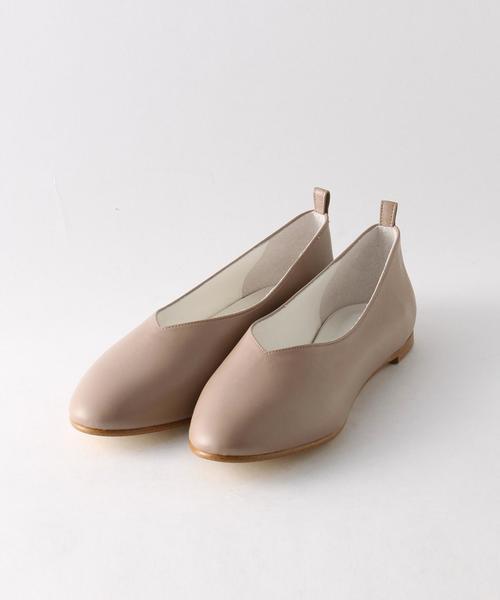 Steven Alan（スティーブンアラン）の「＜Steven Alan＞LEATHER SLIP ON SHOES 2/ｽﾘｯﾎﾟﾝｼｭｰｽﾞ◆（スリッポン・レディース・オフホワイト/ライトピンク/ネイビー・38/37h/36h/37/36）」の3枚目の写真