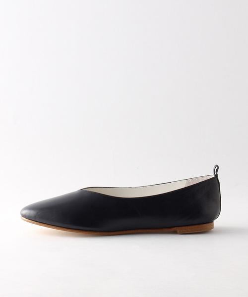 Steven Alan（スティーブンアラン）の「＜Steven Alan＞LEATHER SLIP ON SHOES 2/ｽﾘｯﾎﾟﾝｼｭｰｽﾞ◆（スリッポン・レディース・オフホワイト/ライトピンク/ネイビー・38/37h/36h/37/36）」の4枚目の写真