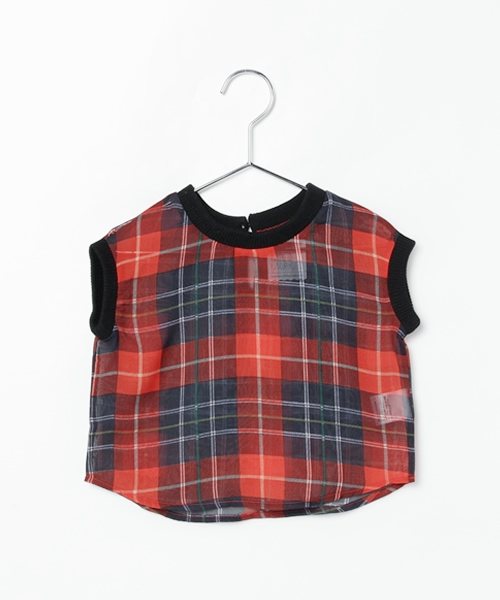 SWAP MEET MARKET（スワップミートマーケット）の「トップスインナーセットTシャツ（Tシャツ/カットソー・キッズ・レッド/ワイン・120/140/130/110/100）」の3枚目の写真