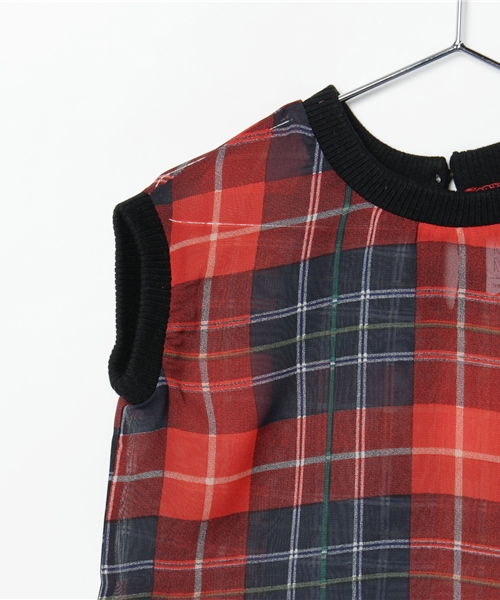 SWAP MEET MARKET（スワップミートマーケット）の「トップスインナーセットTシャツ（Tシャツ/カットソー・キッズ・レッド/ワイン・120/140/130/110/100）」の6枚目の写真