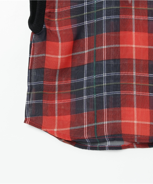 SWAP MEET MARKET（スワップミートマーケット）の「トップスインナーセットTシャツ（Tシャツ/カットソー・キッズ・レッド/ワイン・120/140/130/110/100）」の7枚目の写真