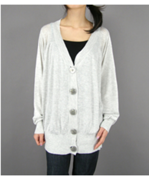 Abahouse Devinette(ドゥヴィネット)の「スパンレーヨン(カーディガン/ボレロ・レディース・ホワイト/ピンク/イエロー・FREE)」の2枚目の写真