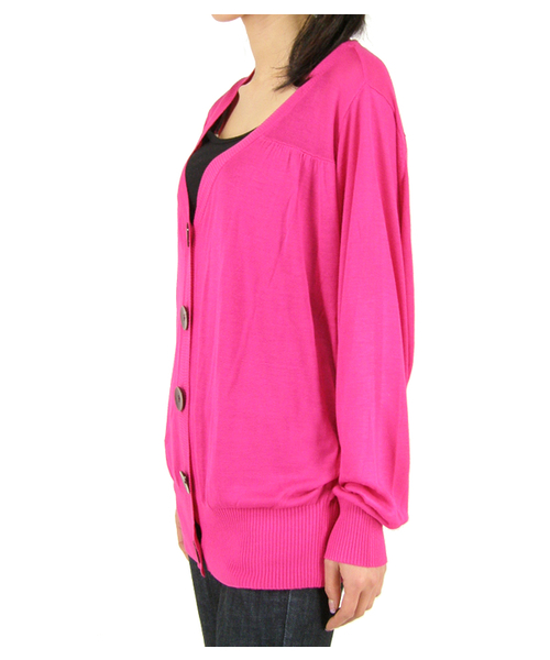 Abahouse Devinette(ドゥヴィネット)の「スパンレーヨン(カーディガン/ボレロ・レディース・ホワイト/ピンク/イエロー・FREE)」の13枚目の写真