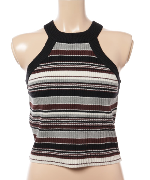 SLY（スライ）の「MIX BORDER アメスリT/T（タンクトップ・レディース・ブラック/レッド・FREE）」の11枚目の写真