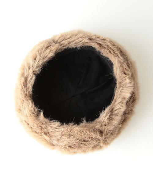 Another Edition（アナザーエディション）の「【WEB店舗限定】モコモコベレー帽/ aeBFC モコモコ BRT◆（ハンチング/ベレー帽・レディース・オフホワイト/モカ/その他1/その他2/ベージュ・フリー）」の8枚目の写真