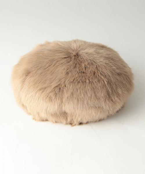 Another Edition（アナザーエディション）の「【WEB店舗限定】モコモコベレー帽/ aeBFC モコモコ BRT◆（ハンチング/ベレー帽・レディース・オフホワイト/モカ/その他1/その他2/ベージュ・フリー）」の9枚目の写真