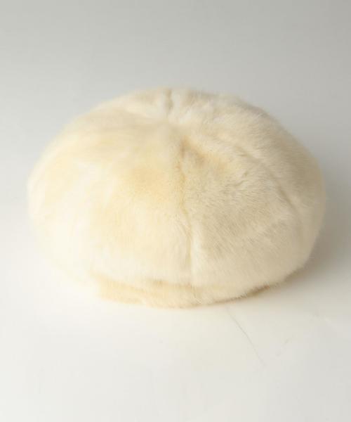 Another Edition（アナザーエディション）の「【WEB店舗限定】モコモコベレー帽/ aeBFC モコモコ BRT◆（ハンチング/ベレー帽・レディース・オフホワイト/モカ/その他1/その他2/ベージュ・フリー）」の10枚目の写真