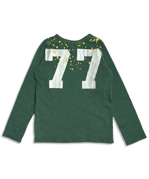 BREEZE（ブリーズ）の「ネット限定 箔ナンバリングTシャツ（Tシャツ/カットソー・キッズ・ネイビー/グリーン/グレー・95/90/100/120/110/130/80/140）」の20枚目の写真