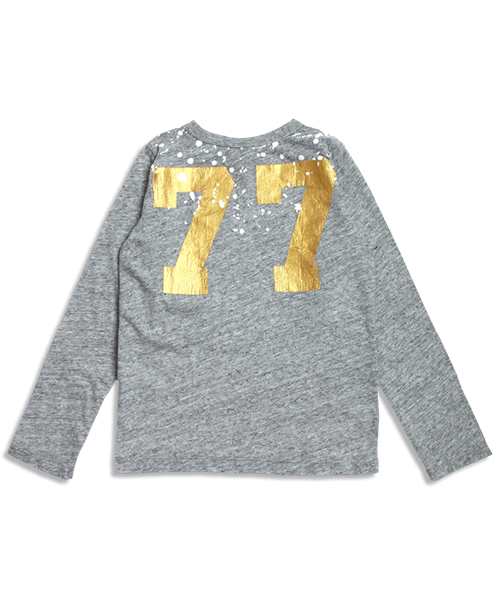 BREEZE（ブリーズ）の「ネット限定 箔ナンバリングTシャツ（Tシャツ/カットソー・キッズ・ネイビー/グリーン/グレー・95/90/100/120/110/130/80/140）」の19枚目の写真