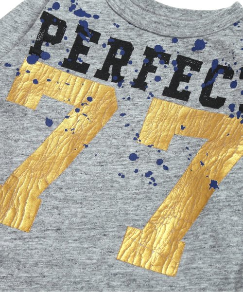 BREEZE（ブリーズ）の「ネット限定 箔ナンバリングTシャツ（Tシャツ/カットソー・キッズ・ネイビー/グリーン/グレー・95/90/100/120/110/130/80/140）」の22枚目の写真