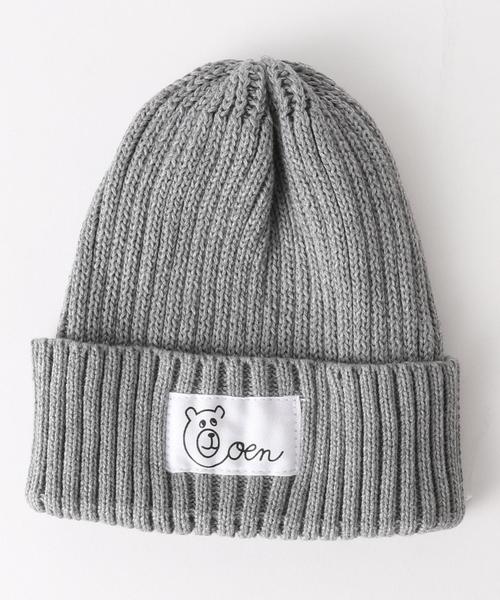 coen（コーエン）の「【coen kids】コットンリブニットワッチ2016FW2（ニットキャップ/ビーニー・キッズ・ブラック/グレー/オレンジ/コバルトブルー・FREE）」の3枚目の写真