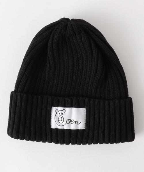 coen（コーエン）の「【coen kids】コットンリブニットワッチ2016FW2（ニットキャップ/ビーニー・キッズ・ブラック/グレー/オレンジ/コバルトブルー・FREE）」の2枚目の写真