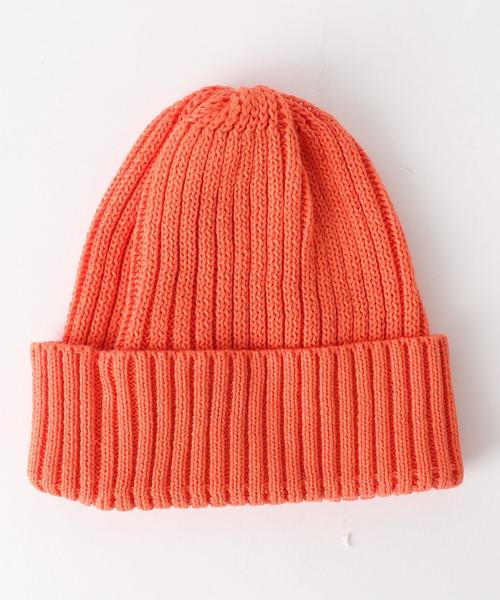 coen（コーエン）の「【coen kids】コットンリブニットワッチ2016FW2（ニットキャップ/ビーニー・キッズ・ブラック/グレー/オレンジ/コバルトブルー・FREE）」の5枚目の写真