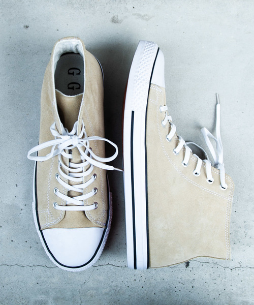 GGD(ジージーディー)の「GGD / スエードハイカットスニーカー(スニーカー・メンズ・ブラック/ベージュ・3/2)」の13枚目の写真