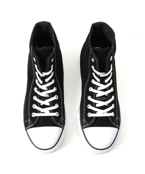 GGD(ジージーディー)の「GGD / スエードハイカットスニーカー(スニーカー・メンズ・ブラック/ベージュ・3/2)」の6枚目の写真