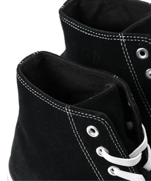 GGD(ジージーディー)の「GGD / スエードハイカットスニーカー(スニーカー・メンズ・ブラック/ベージュ・3/2)」の8枚目の写真