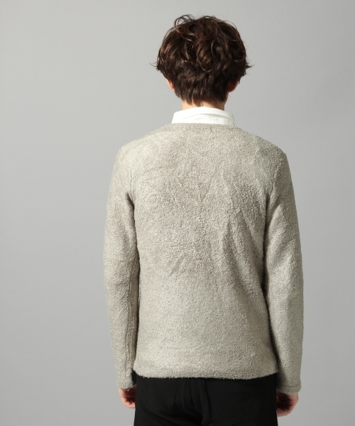 HARE（ハレ）の「フェザーヤーンニットプルオーバー(HARE)（ニット/セーター・メンズ・ベージュ/ボルドー/ライトグレー/グレー/ベージュ系その他・SMALL/MEDIUM/LARGE）」の8枚目の写真