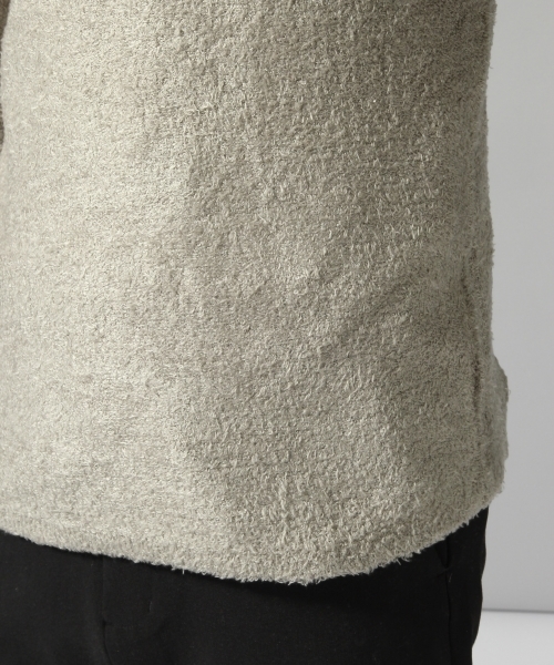 HARE（ハレ）の「フェザーヤーンニットプルオーバー(HARE)（ニット/セーター・メンズ・ベージュ/ボルドー/ライトグレー/グレー/ベージュ系その他・SMALL/MEDIUM/LARGE）」の12枚目の写真