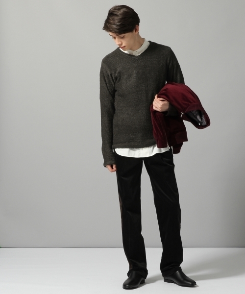 HARE（ハレ）の「フェザーヤーンニットプルオーバー(HARE)（ニット/セーター・メンズ・ベージュ/ボルドー/ライトグレー/グレー/ベージュ系その他・SMALL/MEDIUM/LARGE）」の15枚目の写真