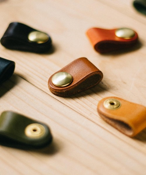 DURAM FACTORY（ドゥラムファクトリー）の「DURAM ドゥラム コードホルダー イヤホン ケーブルタイ 16011 (L)（ヘッドフォン/イヤホン・メンズ・ブラック/ブラウン/ダークブラウン/レッド/グリーン/ライトブラウン・FREE）」の10枚目の写真