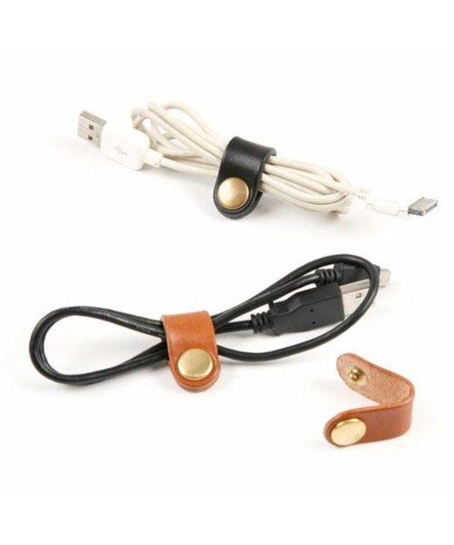 DURAM FACTORY（ドゥラムファクトリー）の「DURAM ドゥラム コードホルダー イヤホン ケーブルタイ 16011 (L)（ヘッドフォン/イヤホン・メンズ・ブラック/ブラウン/ダークブラウン/レッド/グリーン/ライトブラウン・FREE）」の9枚目の写真