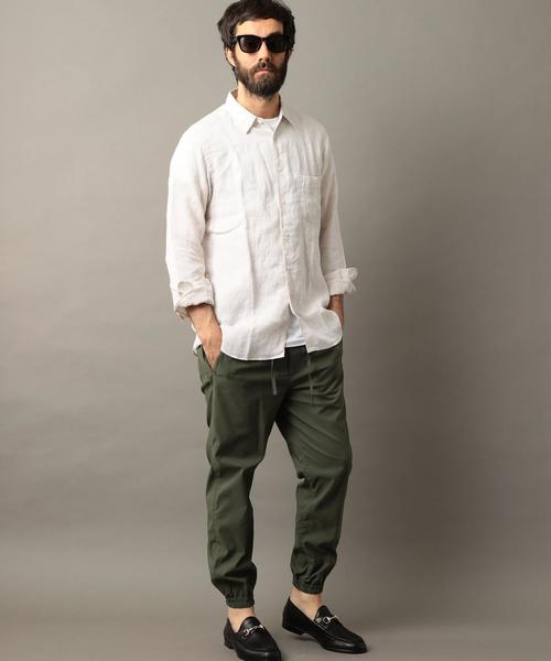 BEAUTY&YOUTH UNITED ARROWS（ビューティーアンドユースユナイテッドアローズ）の「BY サフィラン リネン シャツ ◆（シャツ/ブラウス・メンズ・ブラック/ホワイト/ナチュラル/ロイヤルブルー/ライトブルー・SMALL/MEDIUM/X-LARGE/X-SMALL/LARGE）」の16枚目の写真