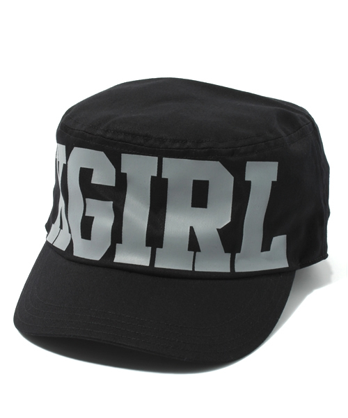 X-girl（エックスガール）の「XGIRL WORK CAP（キャップ・レディース・ブラック/ベージュ/バーガンディー・ONE SIZE）」の2枚目の写真