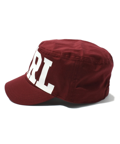 X-girl（エックスガール）の「XGIRL WORK CAP（キャップ・レディース・ブラック/ベージュ/バーガンディー・ONE SIZE）」の4枚目の写真