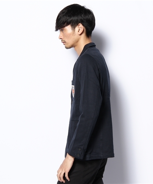 coen(コーエン)の「カットテーラードジャケット(テーラードジャケット・メンズ・グレー/ネイビー・SMALL/LARGE/X-LARGE/MEDIUM)」の3枚目の写真