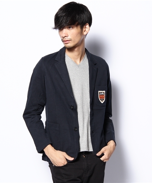 coen(コーエン)の「カットテーラードジャケット(テーラードジャケット・メンズ・グレー/ネイビー・SMALL/LARGE/X-LARGE/MEDIUM)」の5枚目の写真