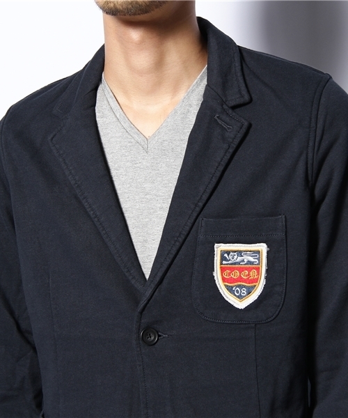 coen(コーエン)の「カットテーラードジャケット(テーラードジャケット・メンズ・グレー/ネイビー・SMALL/LARGE/X-LARGE/MEDIUM)」の6枚目の写真