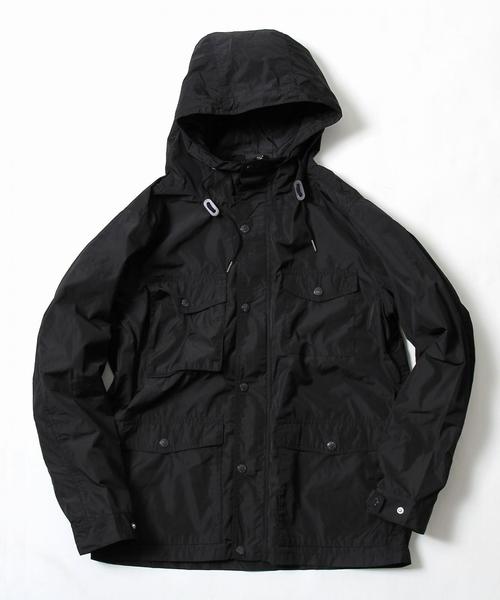 coen（コーエン）の「メモリーマウンテンパーカー(別売TAIONダウンベスト装着可)（マウンテンパーカー・メンズ・ブラック/ダークグリーン・X-LARGE/SMALL/MEDIUM/LARGE）」の2枚目の写真