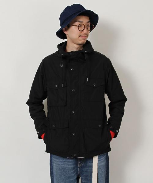 coen（コーエン）の「メモリーマウンテンパーカー(別売TAIONダウンベスト装着可)（マウンテンパーカー・メンズ・ブラック/ダークグリーン・X-LARGE/SMALL/MEDIUM/LARGE）」の6枚目の写真