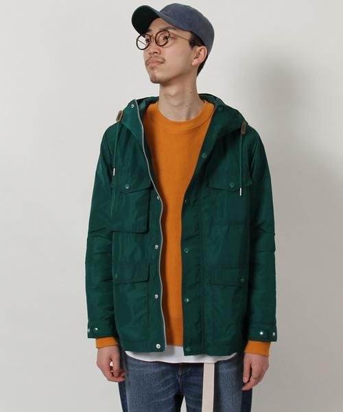 coen（コーエン）の「メモリーマウンテンパーカー(別売TAIONダウンベスト装着可)（マウンテンパーカー・メンズ・ブラック/ダークグリーン・X-LARGE/SMALL/MEDIUM/LARGE）」の7枚目の写真