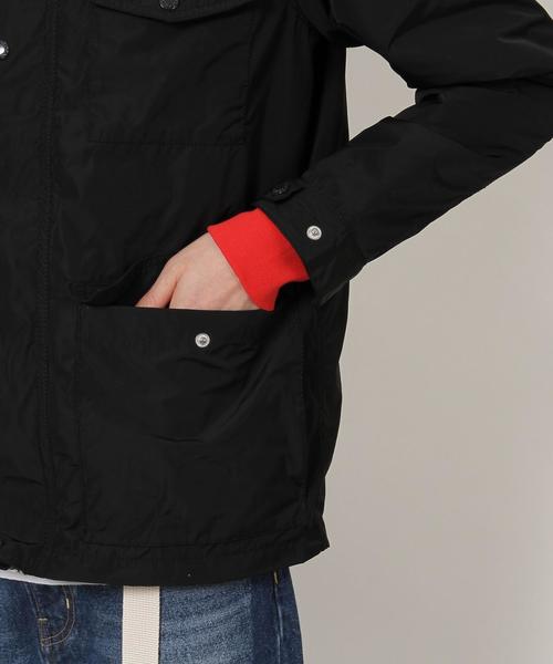 coen（コーエン）の「メモリーマウンテンパーカー(別売TAIONダウンベスト装着可)（マウンテンパーカー・メンズ・ブラック/ダークグリーン・X-LARGE/SMALL/MEDIUM/LARGE）」の10枚目の写真