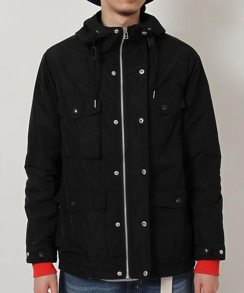 coen（コーエン）の「メモリーマウンテンパーカー(別売TAIONダウンベスト装着可)（マウンテンパーカー・メンズ・ブラック/ダークグリーン・X-LARGE/SMALL/MEDIUM/LARGE）」の12枚目の写真