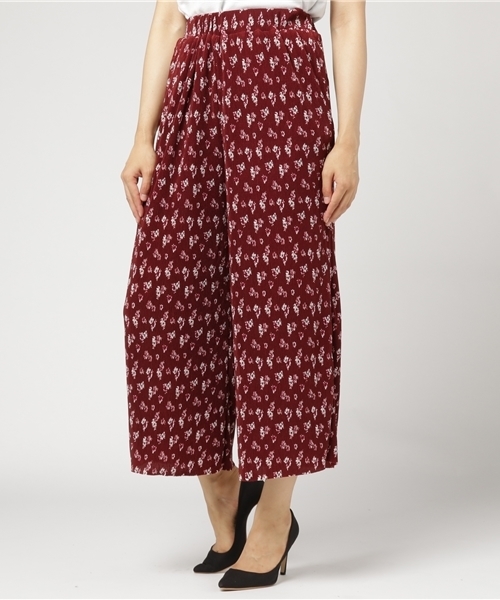 Honeys（ハニーズ）の「プリーツワイドパンツ（その他パンツ・レディース・ブラック/ブラック系その他/レッド系その他/ピンク/ブルー系その他/グリーン系その他・L/M）」の6枚目の写真