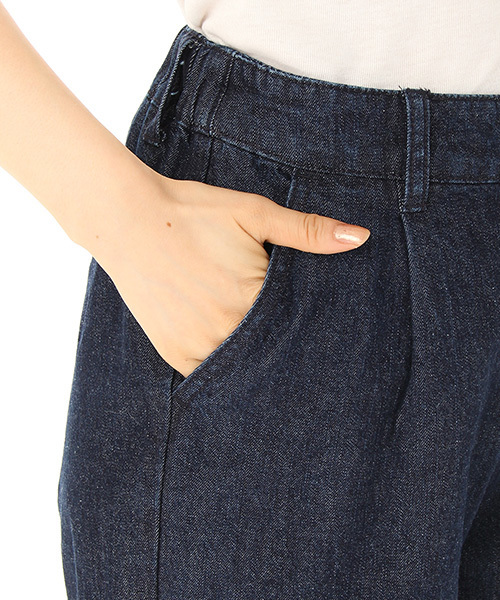 Honeys(ハニーズ)の「【S~LLサイズ豊富】デニムワイドロング丈(デニムパンツ・レディース・ワンウォッシュ/インディゴブルー・LL/M/L/S)」の22枚目の写真