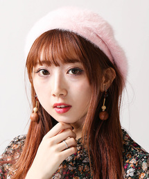 WEGO | WEGO/アンゴラベレー帽(ハンチング/ベレー帽)