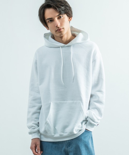 Champion(チャンピオン)の「【champion】 チャンピオン HOODED パーカー(パーカー・メンズ・ブラック/チャコールグレー/ダークグリーン/ネイビー/ホワイト/グレー/レッド/ワイン・S/M/L/XL)」の2枚目の写真