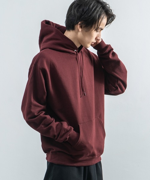 Champion(チャンピオン)の「【champion】 チャンピオン HOODED パーカー(パーカー・メンズ・ブラック/チャコールグレー/ダークグリーン/ネイビー/ホワイト/グレー/レッド/ワイン・S/M/L/XL)」の8枚目の写真