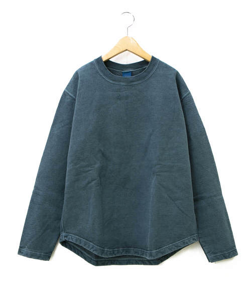 Good On（グッドオン）の「Good On/グッドオン  ROUGH CREW SWEAT（スウェット・メンズ・ライトブルー/ブラック/ライトグリーン/マスタード/パープル/ネイビー/コーラルピンク/ブルーグリーン/グレー・MEDIUM/LARGE）」の6枚目の写真