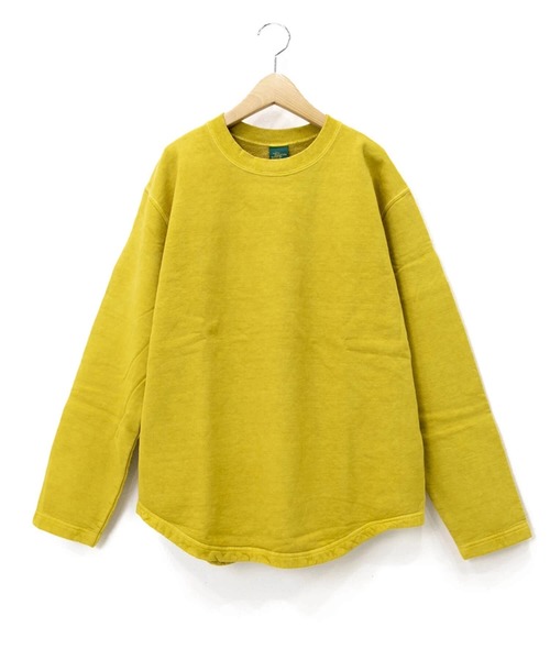 Good On（グッドオン）の「Good On/グッドオン  ROUGH CREW SWEAT（スウェット・メンズ・ライトブルー/ブラック/ライトグリーン/マスタード/パープル/ネイビー/コーラルピンク/ブルーグリーン/グレー・MEDIUM/LARGE）」の8枚目の写真