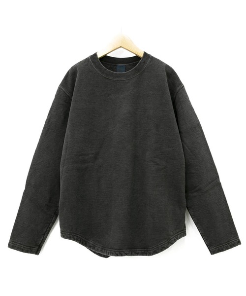 Good On（グッドオン）の「Good On/グッドオン  ROUGH CREW SWEAT（スウェット・メンズ・ライトブルー/ブラック/ライトグリーン/マスタード/パープル/ネイビー/コーラルピンク/ブルーグリーン/グレー・MEDIUM/LARGE）」の2枚目の写真