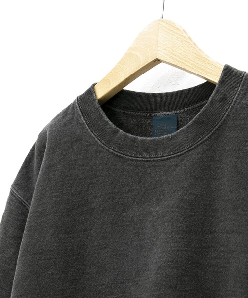 Good On（グッドオン）の「Good On/グッドオン  ROUGH CREW SWEAT（スウェット・メンズ・ライトブルー/ブラック/ライトグリーン/マスタード/パープル/ネイビー/コーラルピンク/ブルーグリーン/グレー・MEDIUM/LARGE）」の21枚目の写真
