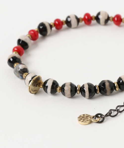 VIVIFY(ビビファイ)の「ブレスレット/バイカラークオーツ/コーラル/ブラス(ブレスレット・メンズ・その他・FREE)」の2枚目の写真